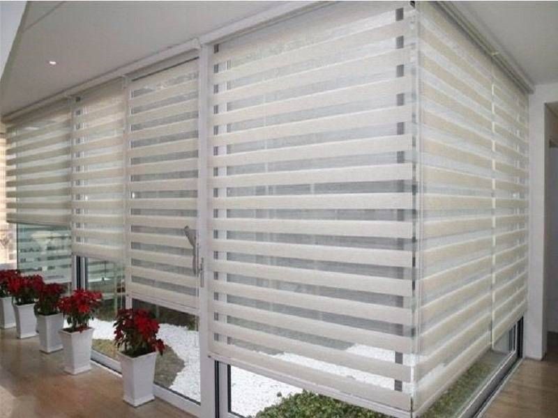 Persianas Sheer Elegance en ventanales
